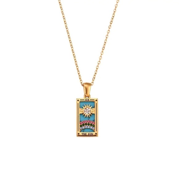 18k Gold Major Arcana Tarot Pendant Necklace - Picture 11 of 16